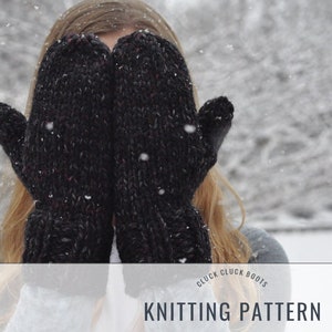 MARIBEL Mitten Knitting PATTERN | Adult Mittens Pattern | Cozy Knit | Unisex Mittens | Fall + Winter Accessory | Chunky Mittens