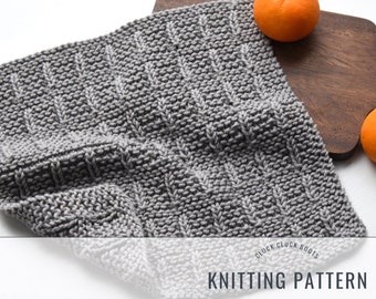 PHIPPS Washcloth / Dishcloth Knitting PATTERN | Kitchen Cloth | Face Cloth | Dish Cloth | Home Decor | Phipps Collection