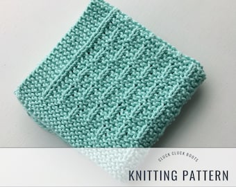 FINCH Washcloth / Dishcloth Knitting PATTERN | Kitchen Decor | Home Decor | Kitchen Cloth