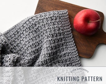 SUMMER GRILLE Dish Towel Knitting PATTERN | Kitchen Pattern | Home Decor Pattern | Housewarming Gift