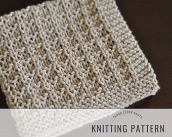 TALLEY Washcloth / Dishcloth Knitting PATTERN | Kitchen Decor | Home Decor | Kitchen Cloth | Knit Dish Cloth