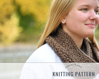 COLD SNAP Cowl Knitting PATTERN | Neck Warmer | Cowl Scarf