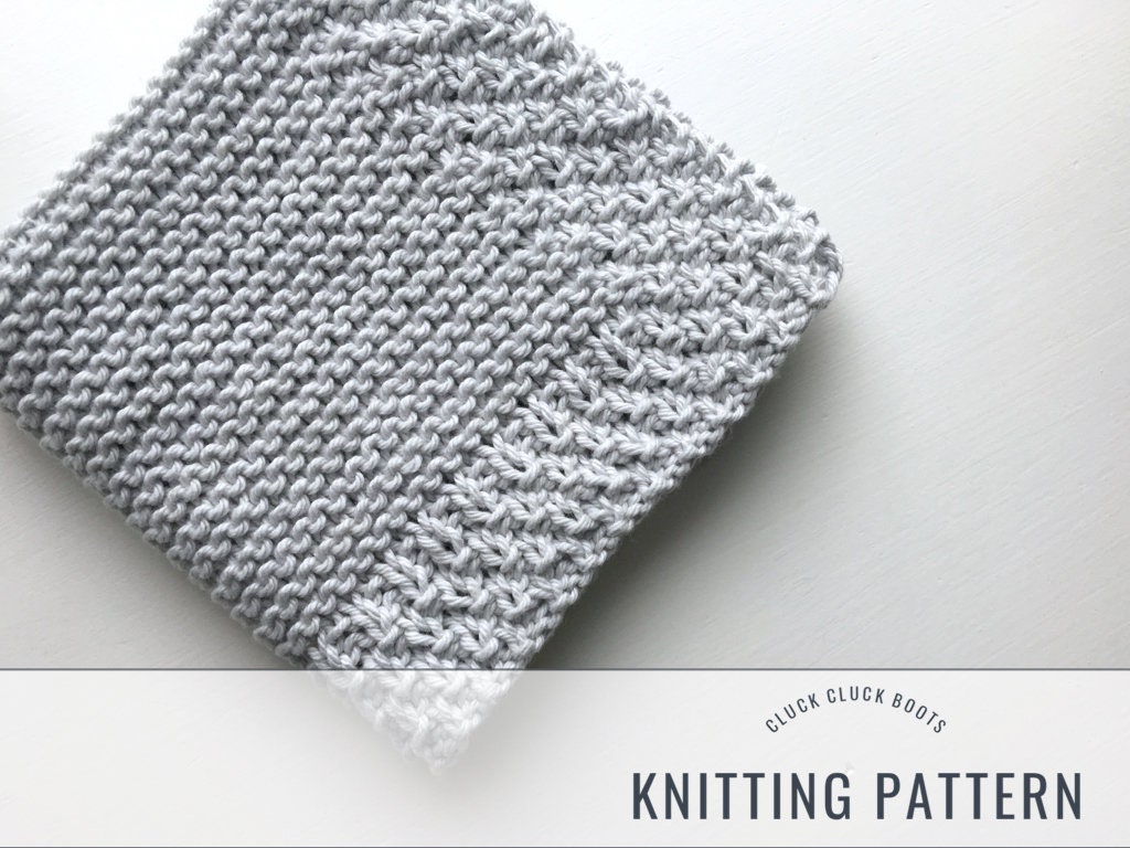 COURTYARD Dishcloth Knitting PATTERN | Kitchen Knit | Home Decor | Knit ...