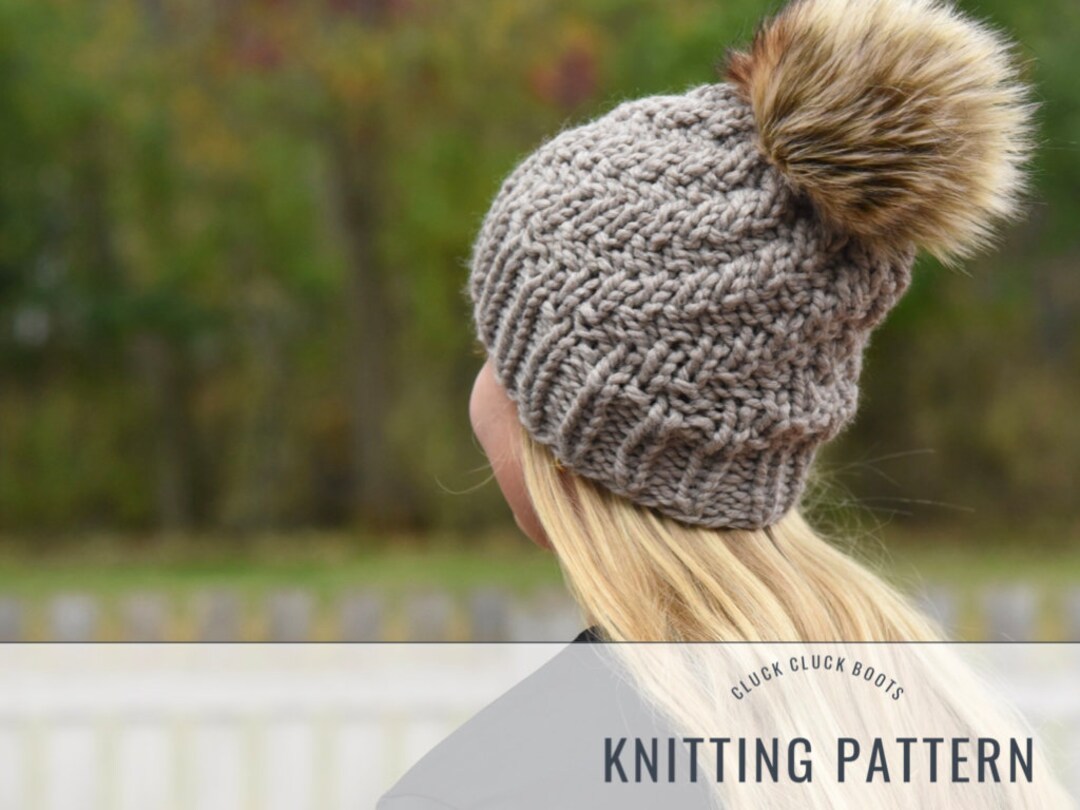RHETTA Chunky Beanie KNITTING PATTERN | Chunky Hat | Quick Knit | Fall ...