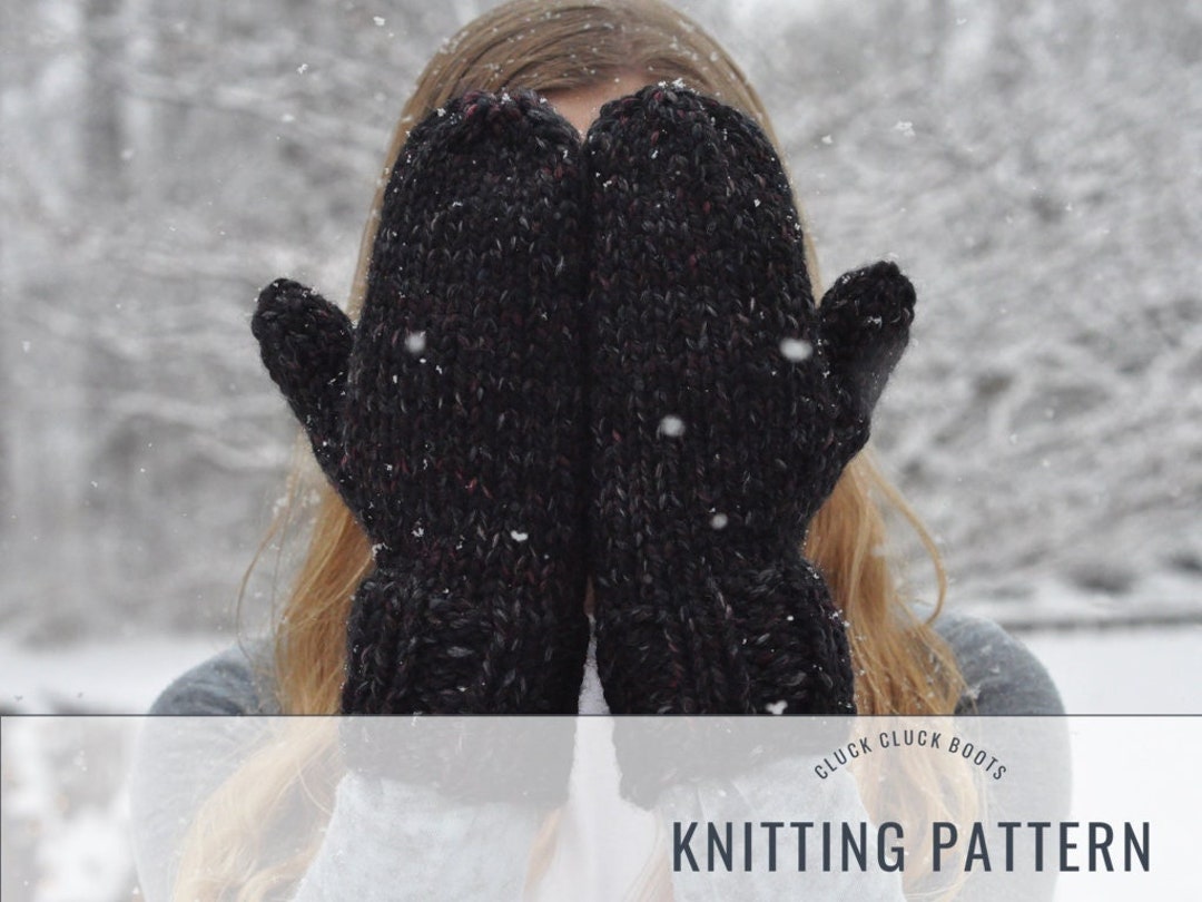 MARIBEL Mitten Knitting PATTERN | Adult Mittens Pattern | Cozy Knit ...