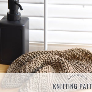 SHANTY Washcloth / Dishcloth Knitting PATTERN | Kitchen Cloth | Face Cloth | Dish Cloth