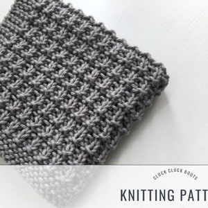SUMMER GRILLE Washcloth / Dishcloth Knitting PATTERN | Kitchen Cloth | Face Cloth | Dish Cloth
