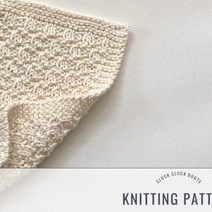 IMOGENE Dishcloth KNITTING PATTERN | Kitchen Cloth | Washcloth | Kitchen Decor | Home Decor