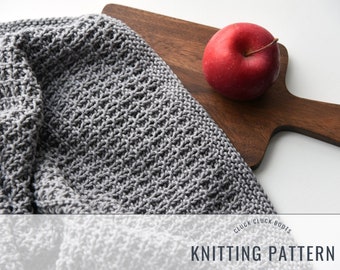 Knitting PATTERN Duo | SUMMER GRILLE Dish  Towel + Dish Cloth | Kitchen Pattern | Home Decor Pattern | Housewarming Gift | Hand Towel