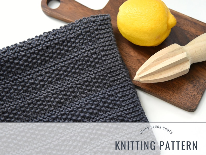 HEDGES Dish Towel Knitting PATTERN Kitchen Pattern Home Decor Pattern Housewarming Gift image 3