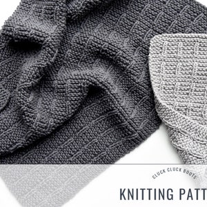 Knitting PATTERN DUO x PHIPPS Towel + Dish Cloth | Kitchen Pattern Duo | Dish Cloth | Hand Towel | Home Decor | Towel Pattern
