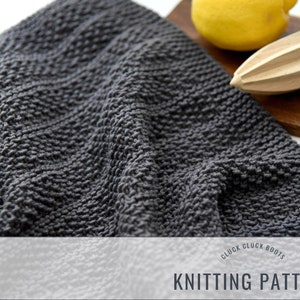 HEDGES Dish Towel Knitting PATTERN Kitchen Pattern Home Decor Pattern Housewarming Gift 画像 2