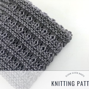 TALULAH Washcloth | Dishcloth Knitting PATTERN | Kitchen Decor | Home Decor | Kitchen Cloth | Knit Cloth