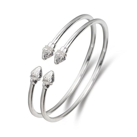 West indian sterling silver bangles deals
