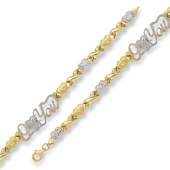 Better Jewelry 10K Yellow Gold xo Set necklace Bracelet Etsy