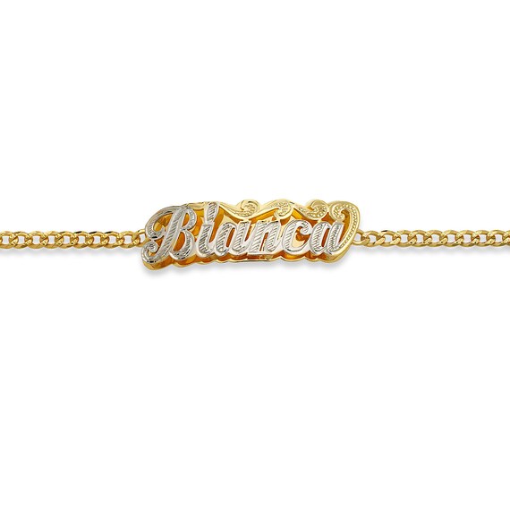 Nameplate bracelet sale