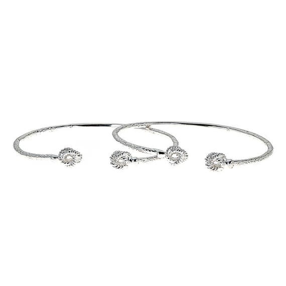 Thick West Indian Bangles, West Indian Sterling Silver Bangles, West Indies  Bangles, West Indian Silver Bangles, Silver Bangles for Women 