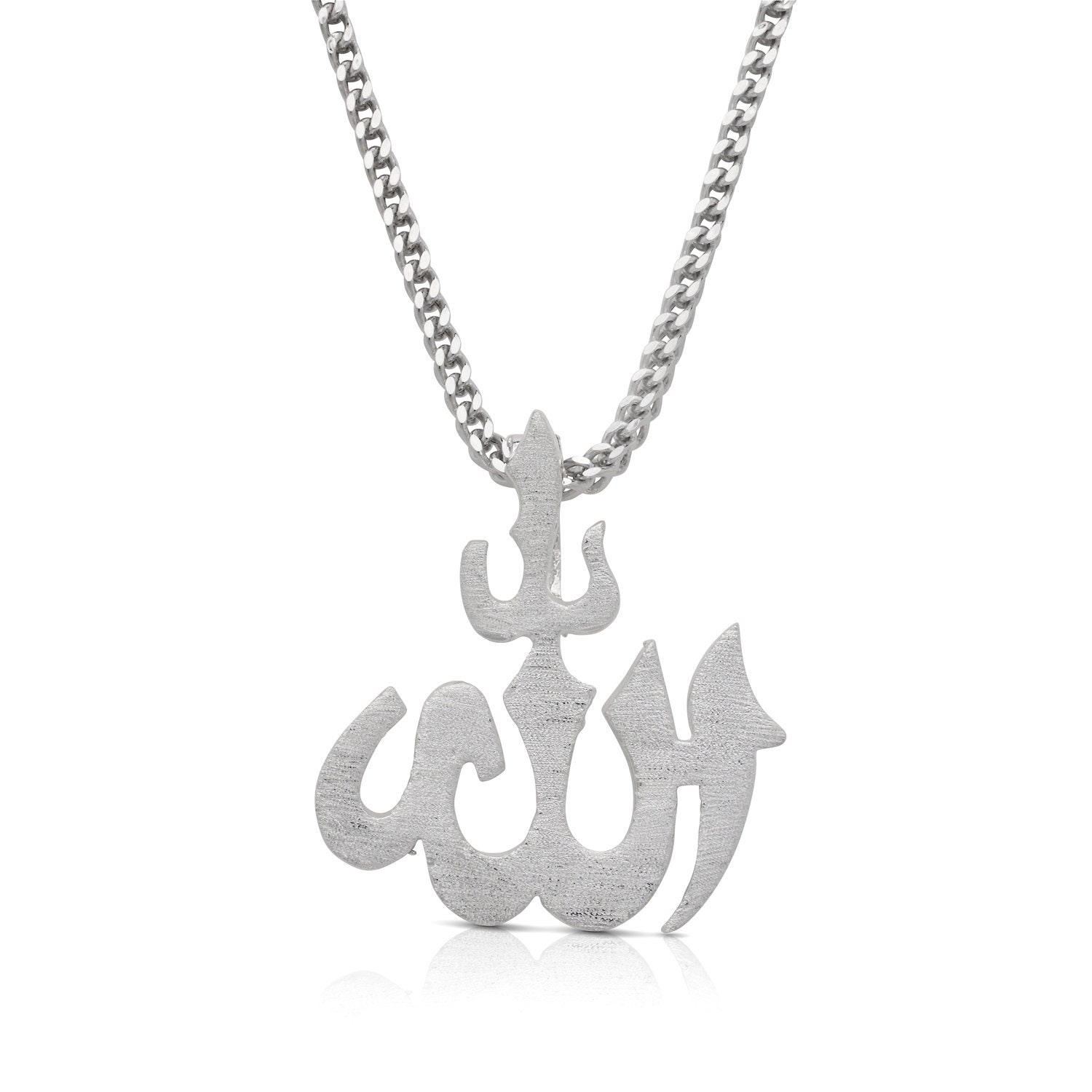 Sterling silver allah pendant deals
