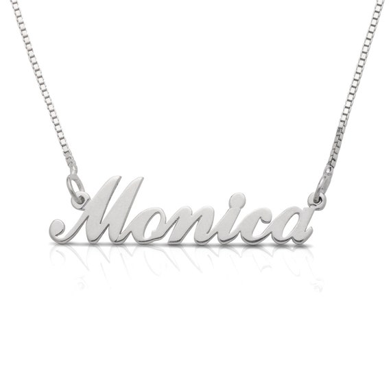 Personalized .925 Sterling Silver Cursive Name Necklace MADE IN USA