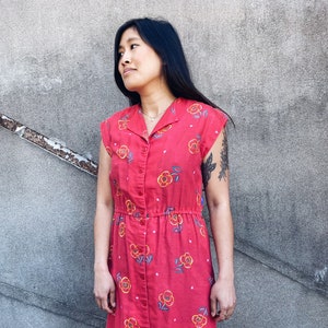 Vintage boho, hippy summer dress from the beg of 80s