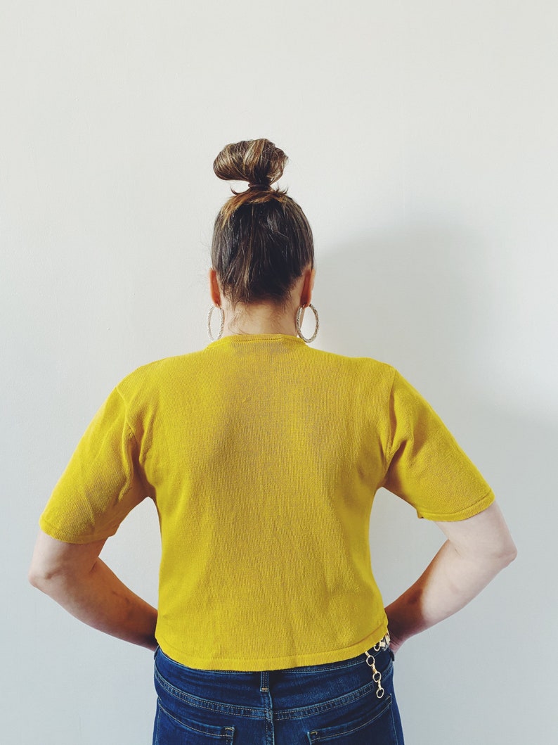 Vintage romantic topknot from the 80s