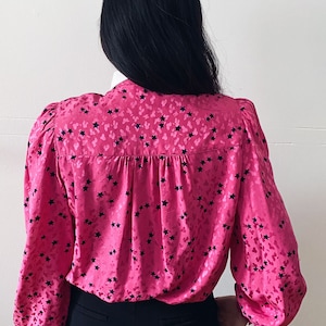 Vintage adorable printed blouse, shirt from the 90s