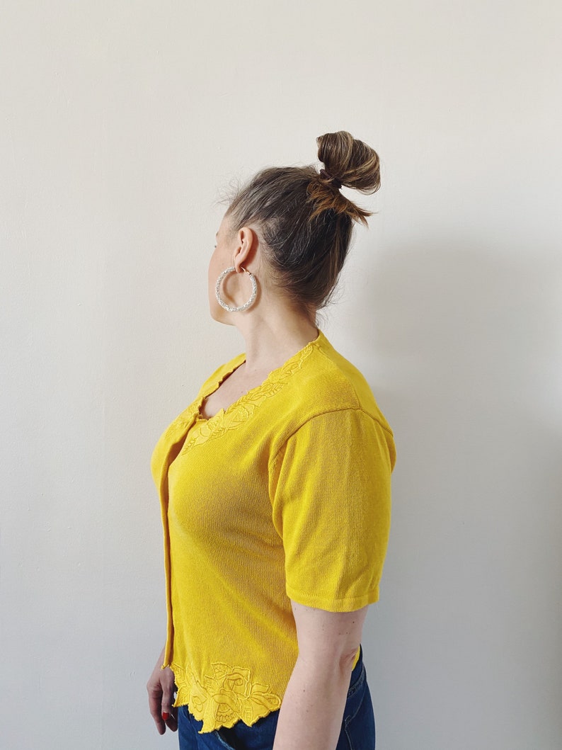 Vintage romantic topknot from the 80s