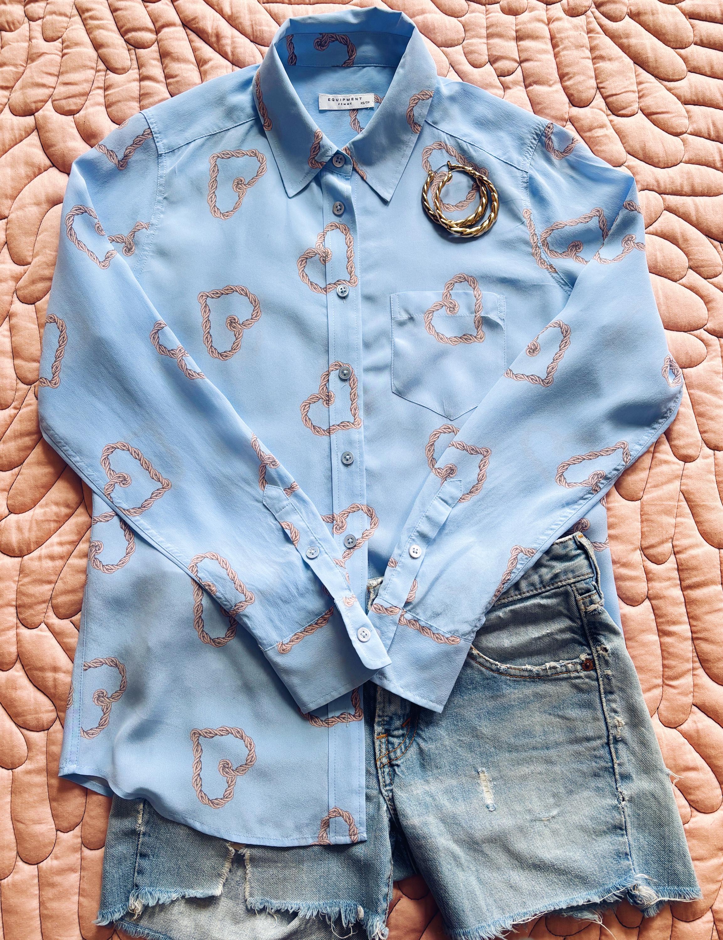 Heart print blouse España