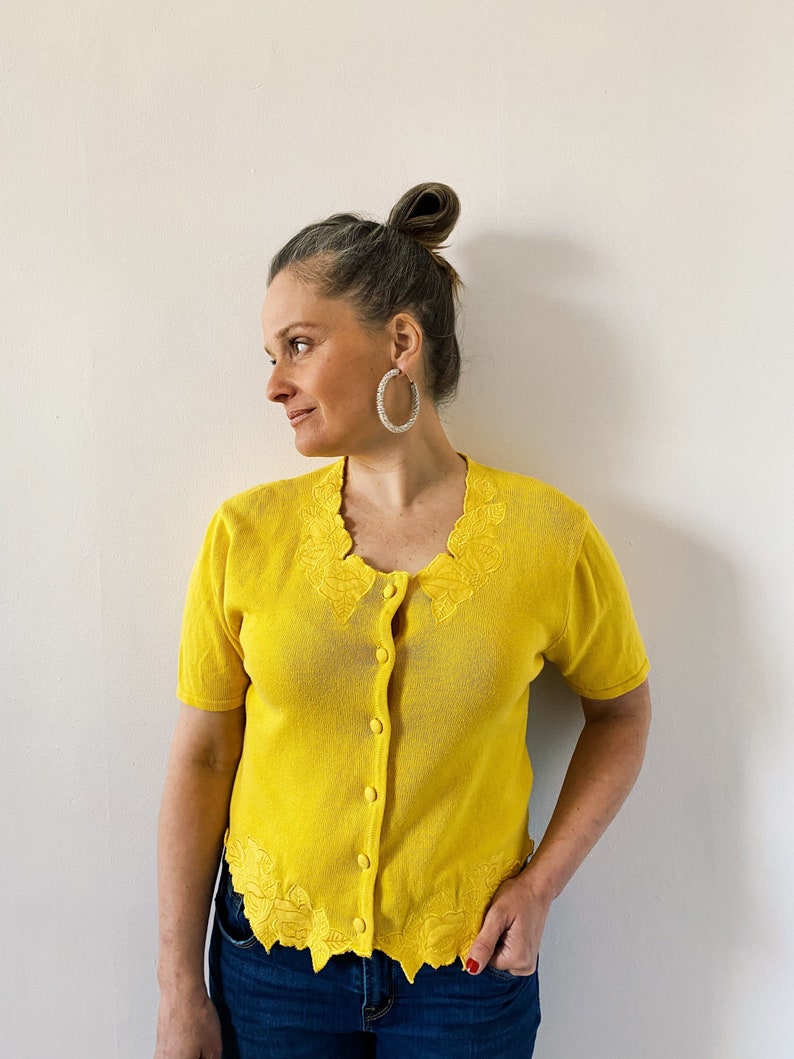 Vintage romantic topknot from the 80s