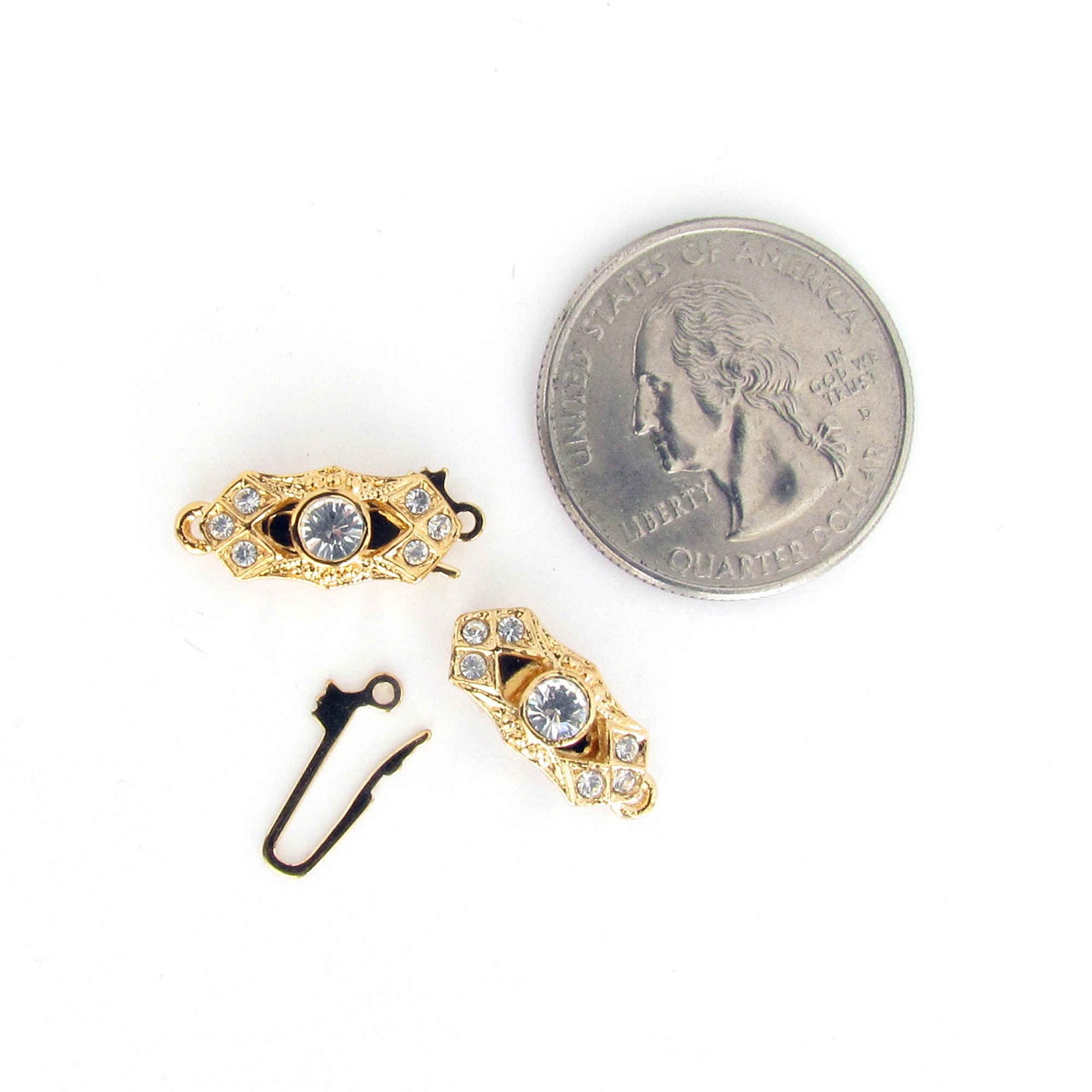 Fish Hook Jewelry Clasp One Strand Small Metal Clasp With Etsy