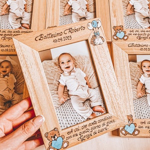 Bomboniere Cornice personalizzata, bomboniera battesimo, prima comunione, cresima, bomboniera nascita, matrimonio