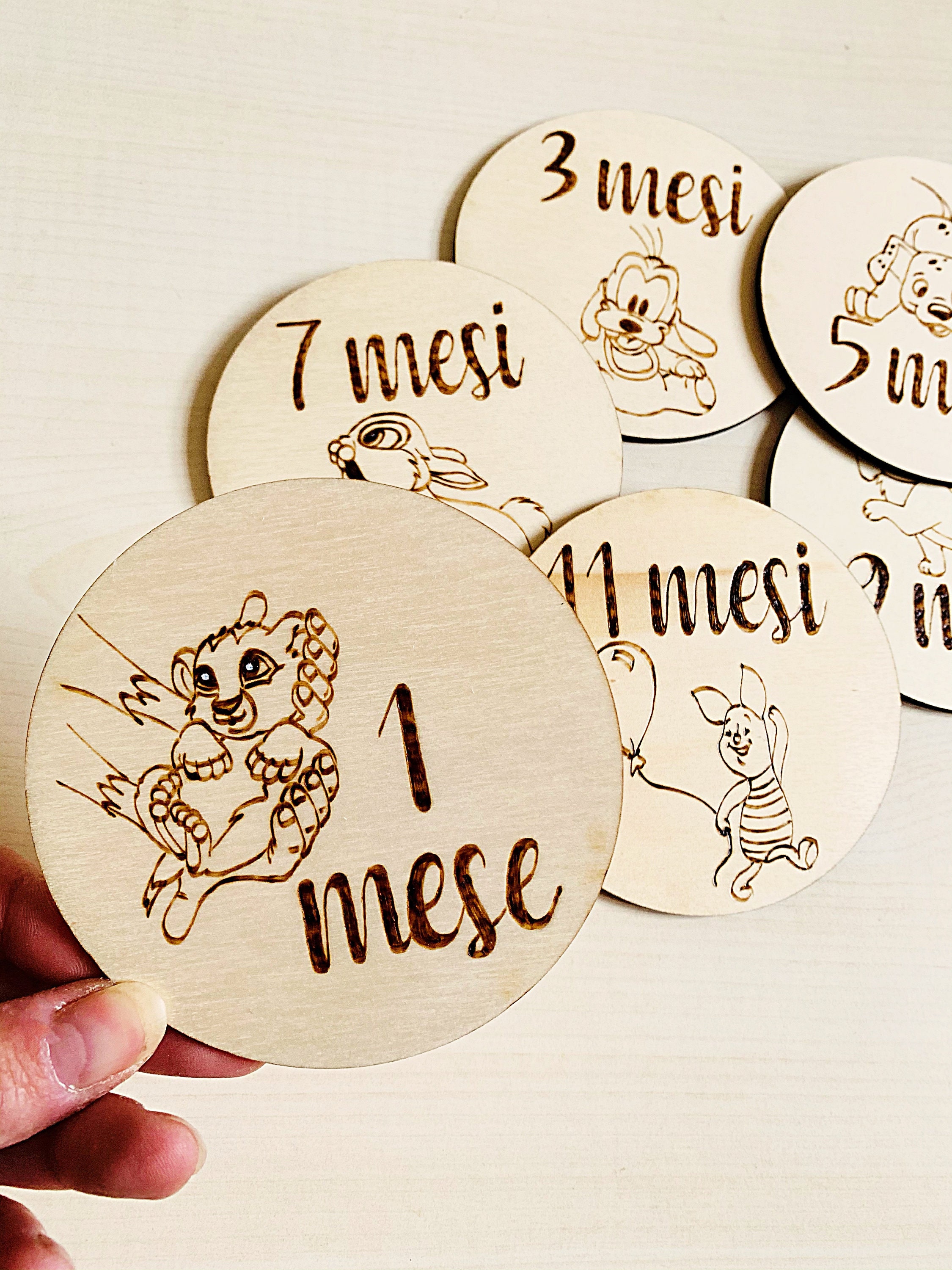 Disney Wooden Milestone Cards Age Cards Baby Shower Gift Etsy Ireland Disney Wooden Milestone Cards Age Cards Baby Shower Gift Etsy Ireland