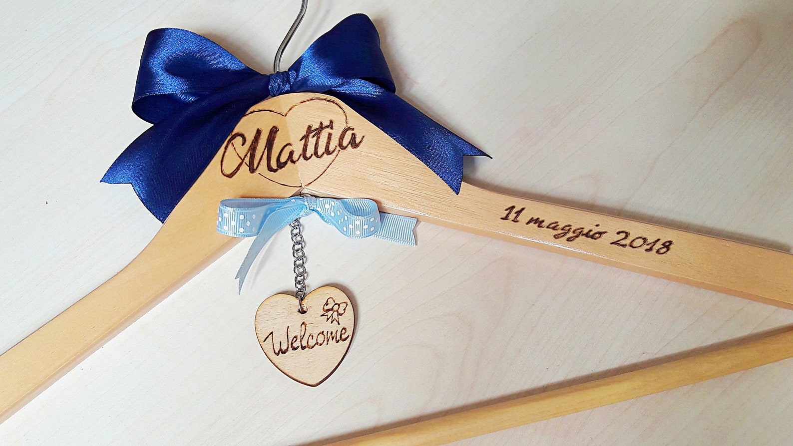 Personalized Newborn Gift Baby Door Hanger Nursery Decor Etsy