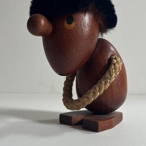 Hans Bolling PESSIMIST Wood Made in Denmark Orskov & Co. Vintage