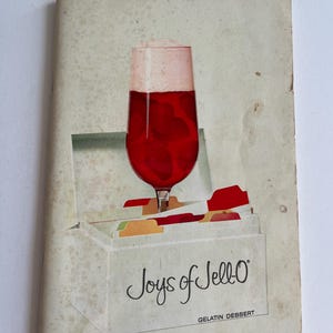 Joys of Jell-O Booklet Paperback GENERAL FOODS Corporation Cookbook Vintage