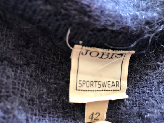 TRACHTEN WOOL Cardigan Jacket Blue Mohair JOBIS S… - image 3