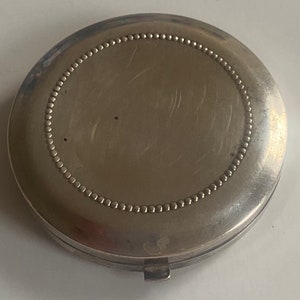 COMPACT Mirror Sterling AS IS Makeup Vintage