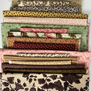 Reproduction Scrappy Bundle #6 - 100% Cotton Quilting Fabric - OOP