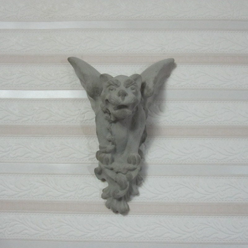 Concrete Gargoyle 24 / Cast Stone Wall Art / Home Decor / | Etsy