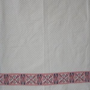 Vintage Border Feedsack - Authentic Feed Sack Cotton Quilt Fabric / 1930&#39;s 1940&#39;s