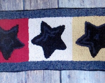 Stars Rug Hooking Kit by Bittersweet Hooked Rugs