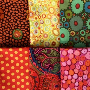 Kaffe Fassett - Rowan Westminster Fibers - Retired/OOP Fabrics - Fabric Bundle #4