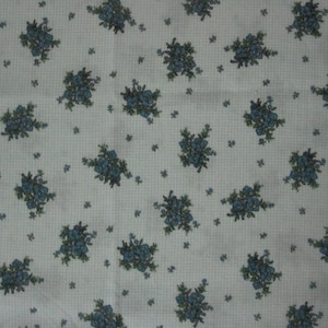 Vintage Floral Feedsack - authentischer Feed Sack Baumwoll-Quiltstoff / 1930er 1940er Jahre