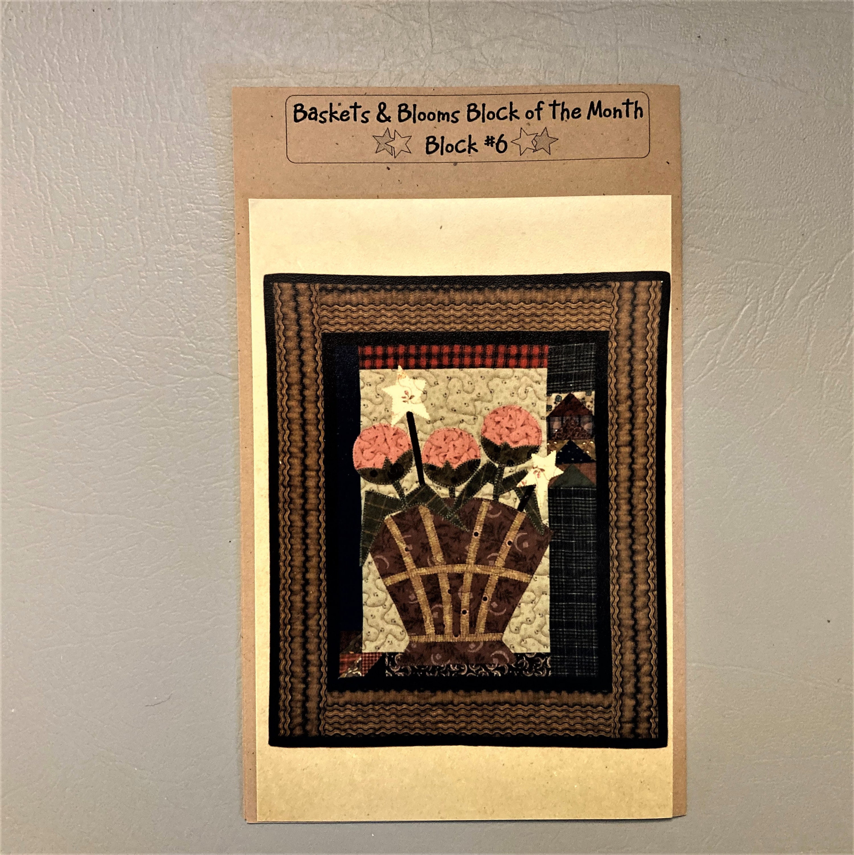 Baskets and Blooms Block of the Month Quilt Block Patterns Etsy