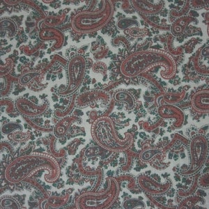 Vintage Paisley Feedsack - Patchworkstoff Patchwork / 1930er 1940er Jahre