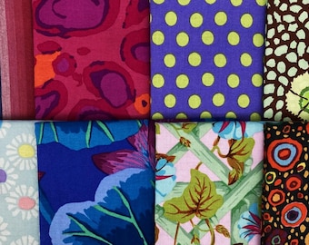 Kaffe Fassett - Philip Jacobs - Brandon Mably - Martha Negley - Rowan Westminster Fibers - Telas retiradas/fuera de uso - Paquete de 1/8 de grasa n.° 3