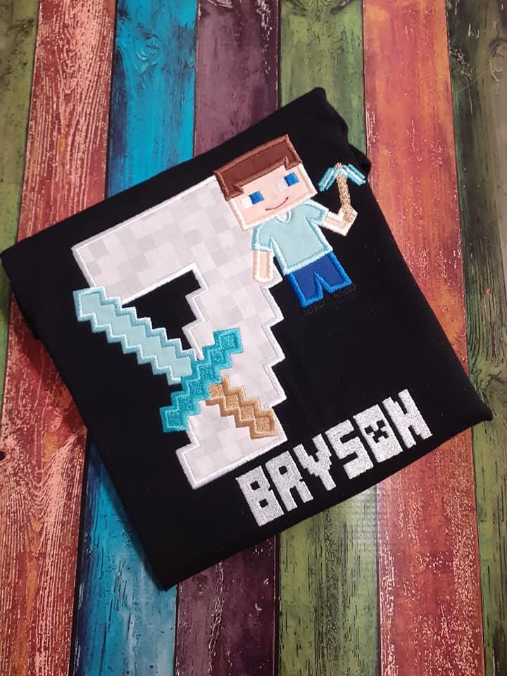 Steve & Sword Birthday Shirt