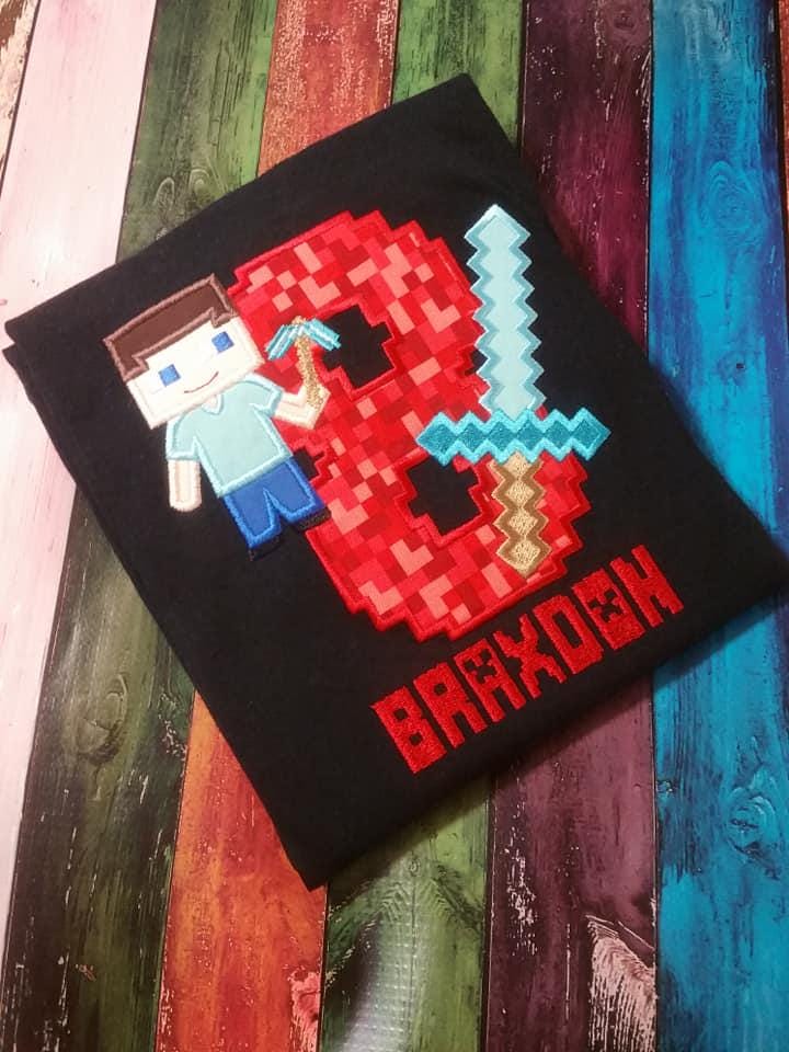 Steve & Sword Birthday Shirt