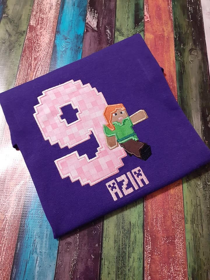 Alex Character Birthday Appliqué Shirt