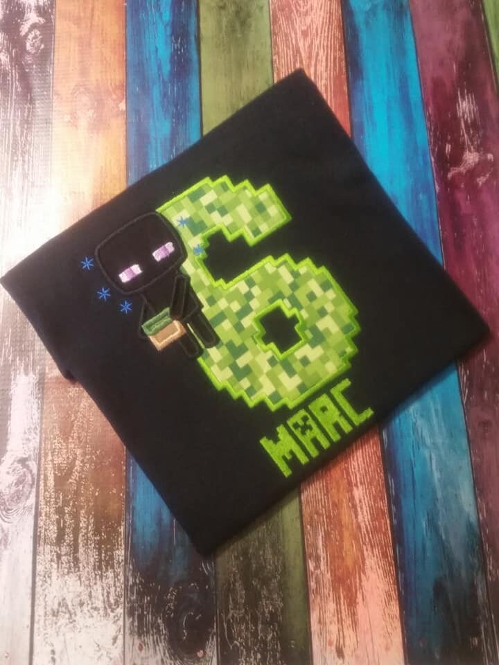Video Game Party Shirt with Enderman